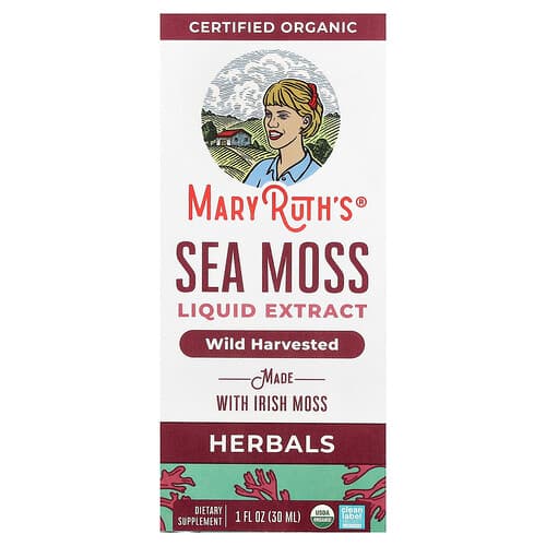 MaryRuth's, Økologisk flydende havmosekstrakt, alkoholfri, 1.140 mg, 30 ml
