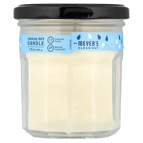 Mrs. Meyers Clean Day, Duftende sojalys, regnvand, 204 g