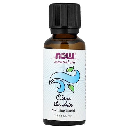 NOW Foods, Æteriske olier, Clear the Air, 30 ml