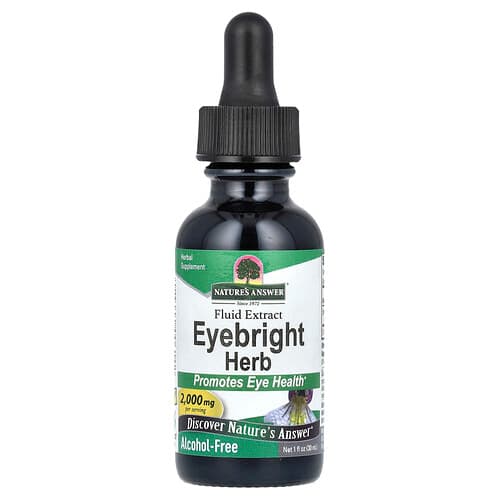 Nature's Answer, Øjentrøst, flydende ekstrakt, alkoholfri, 2.000 mg, 30 ml