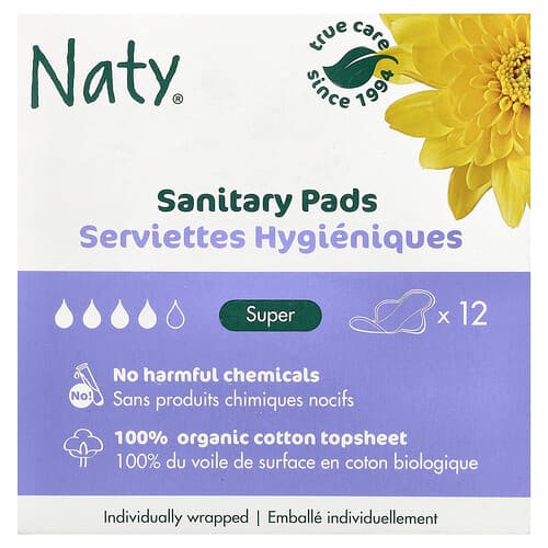 Naty, Hygiejnebind, Super, 12 bind