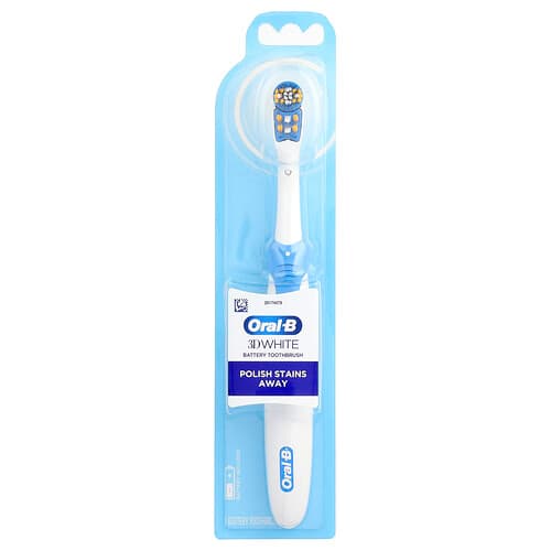 Oral-B, 3D Hvid, Batteridrevet tandbørste, 1 tandbørste