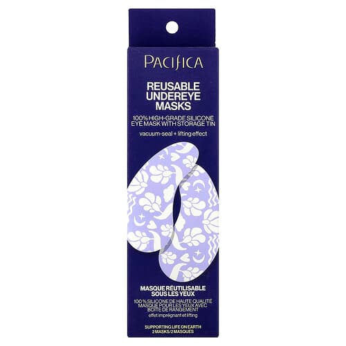 Pacifica, Genanvendelig skønhedsmaske under øjnene, 2 masker