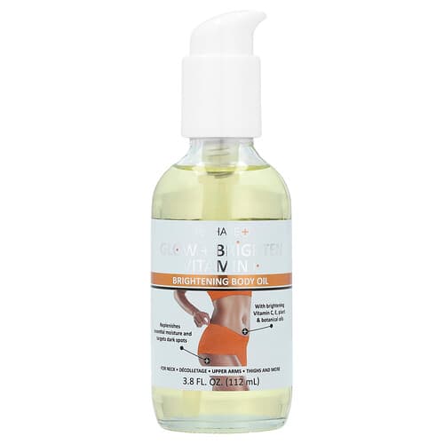 Reshape Plus, Glow + Brightening Vitamin C, Brightening Body Oil, 112 ml