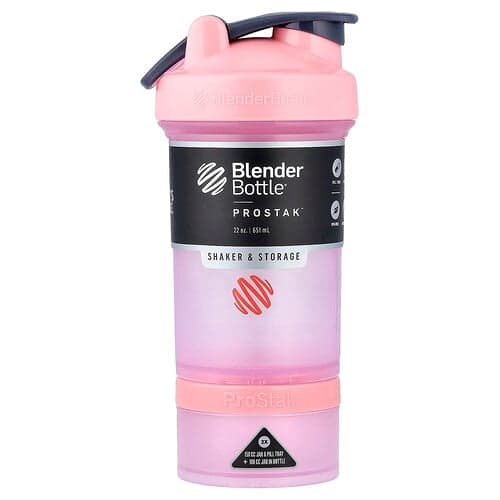 Blender Bottle, ProStak, FC Pink, 22 oz (651 ml)