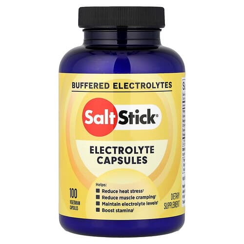 SaltStick, Elektrolytkapsler, 100 vegetariske kapsler