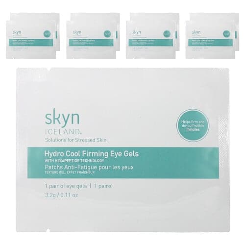 Skyn Iceland, Hydro Cool Firming Eye Gels, 8 par