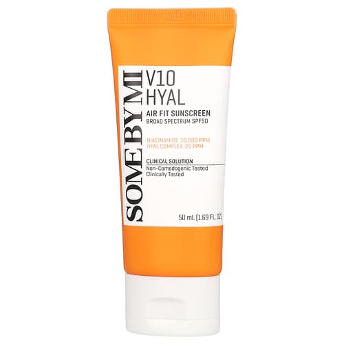SOME BY MI, V10 Hyal, Air Fit solcreme, SPF 50, 50 ml