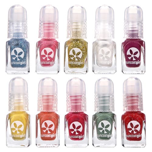 SuncoatGirl, Vandbaseret neglelak, Merry Mini Mani Kit, 12-delt sæt
