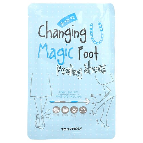 TonyMoly, Changing U Magic Foot Peeling sko, 1 par, 17 g pr. stk.