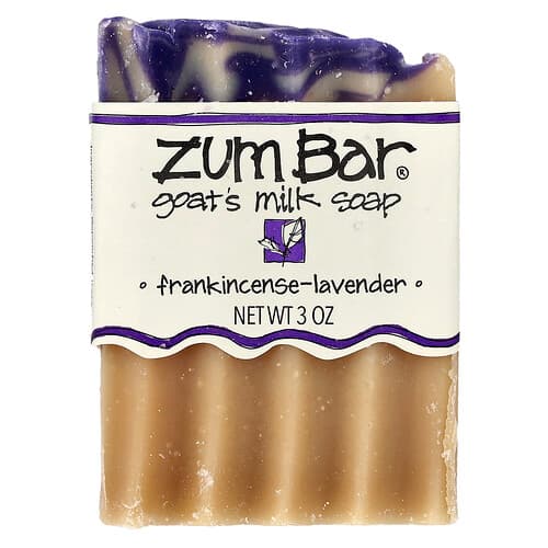 ZUM, Zum Bar®, gedemælkssæbe, røgelse-lavendel, 85 g