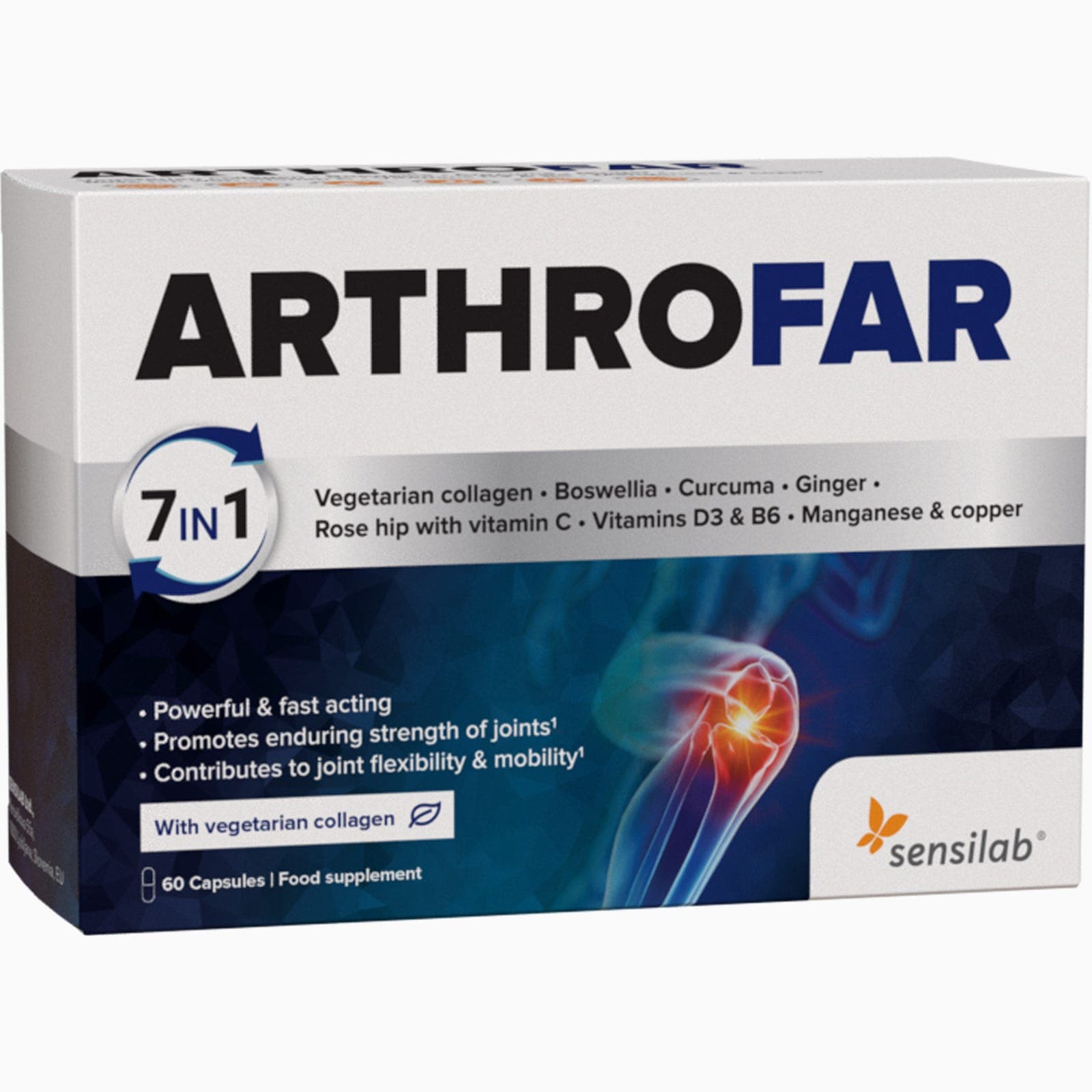 ArthroFar - med kollagen og glukosamin (Ovomet®)