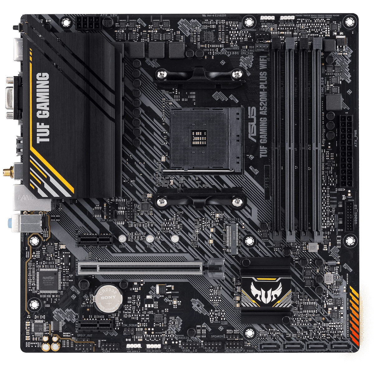 ASUS TUF GAMING A520M-PLUS WIFI DDR4 Bundkort