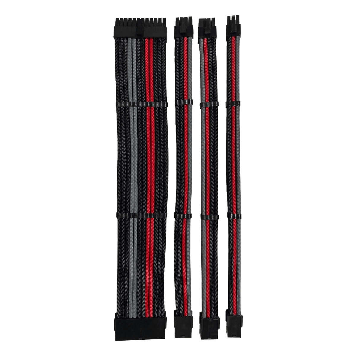 Sleeving Kit - Red/Black/Grey