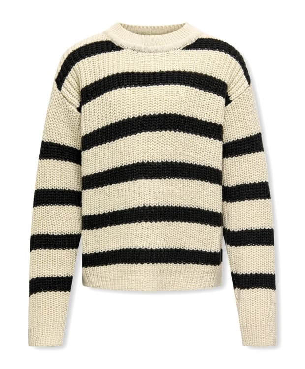 KIDS ONLY Strikpullover med striber til piger