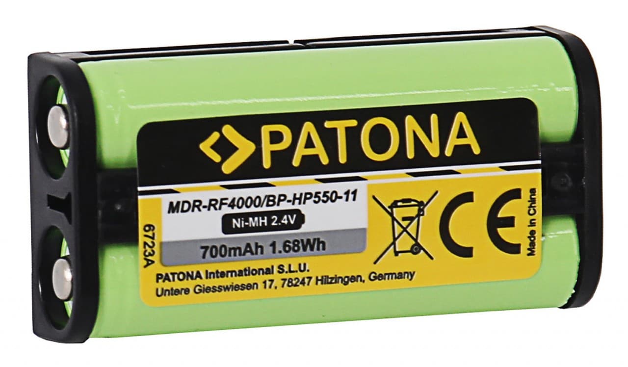 Batteri til Sony MDR-RF4000, BP-HP550-11, Medion MDR-PF970RK