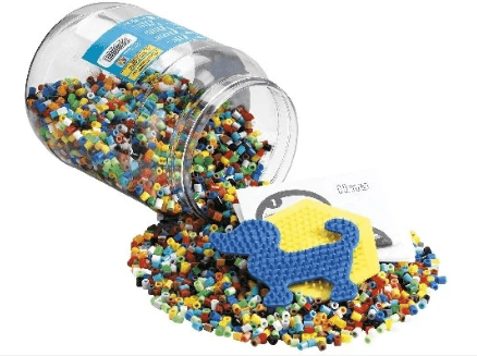Hama perler 7000stk +2ass stiftplader