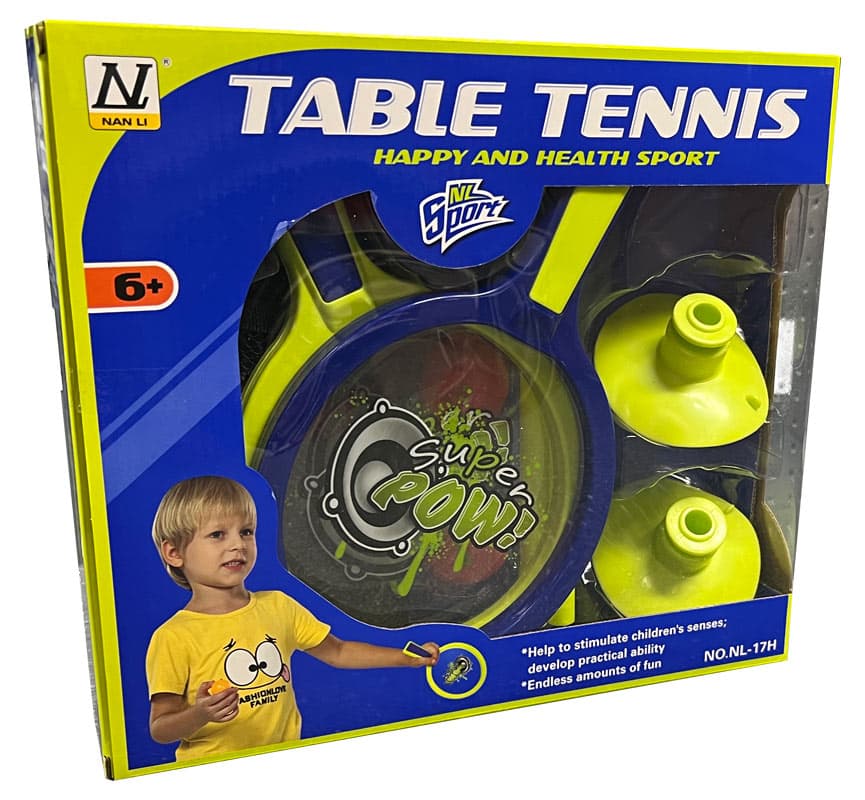 Bordtennissæt med net