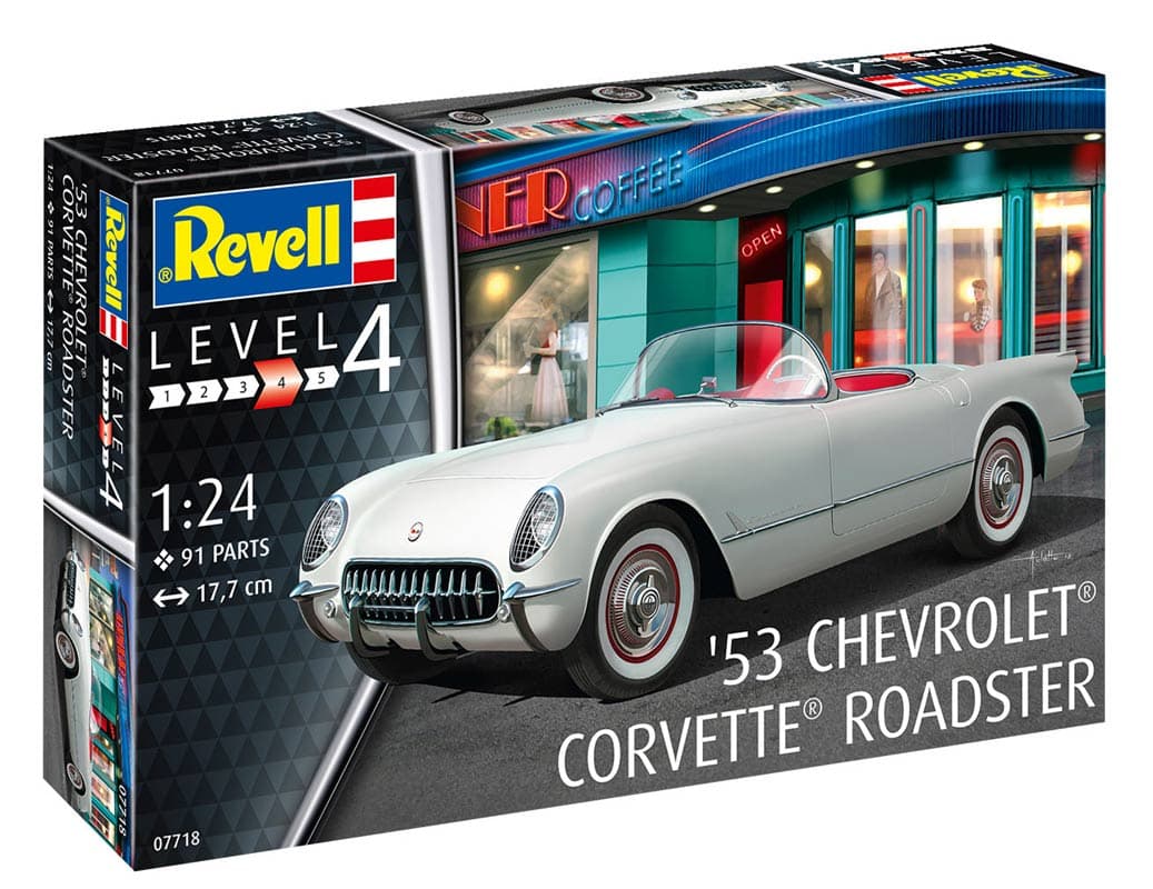 Revell 1953 Corvette Roadster 1:24 - modelbil