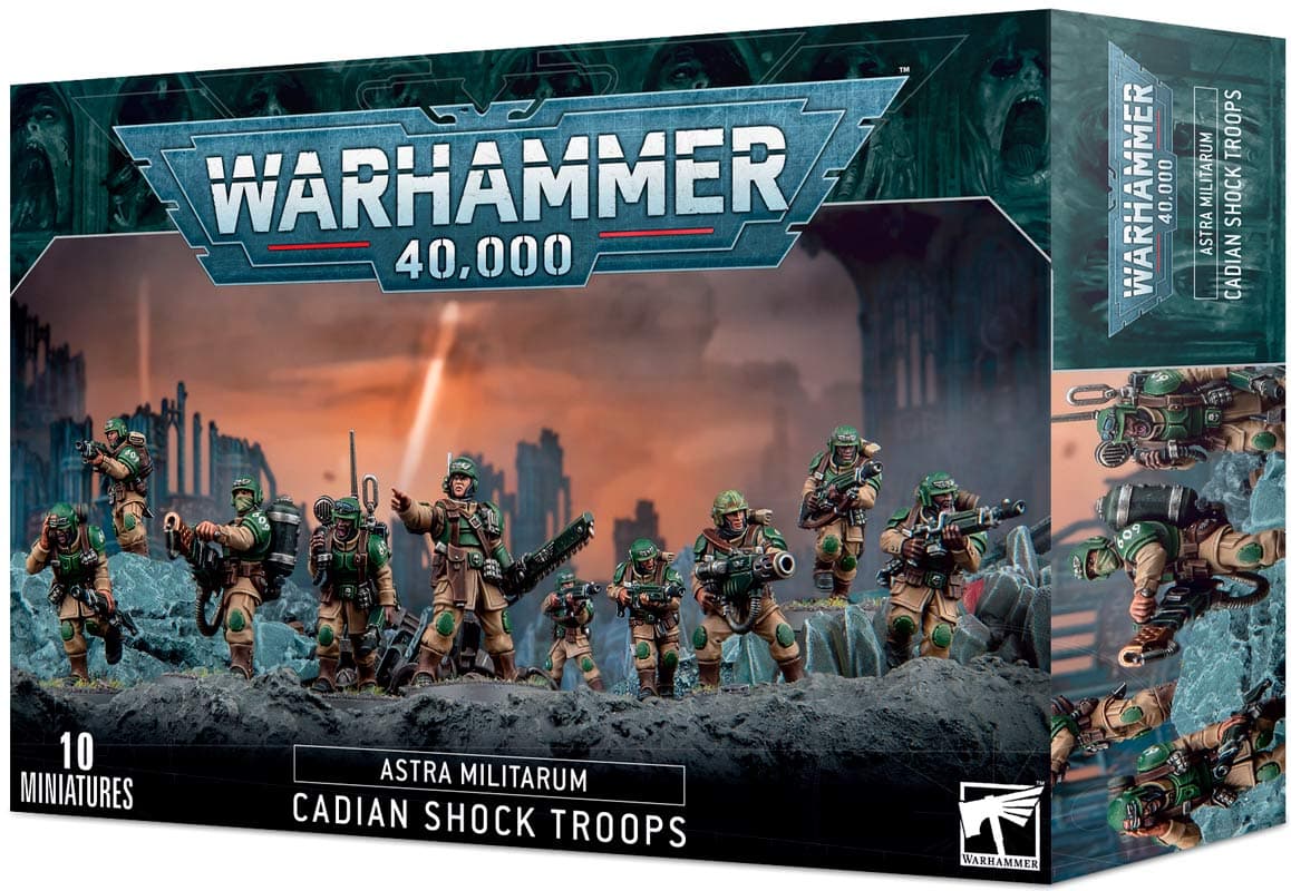 Astra Militarum - Cadian Shock troops