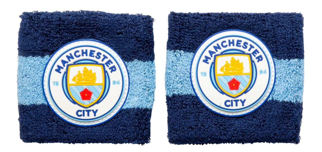 Manchester City svedbånd - 2 stk.