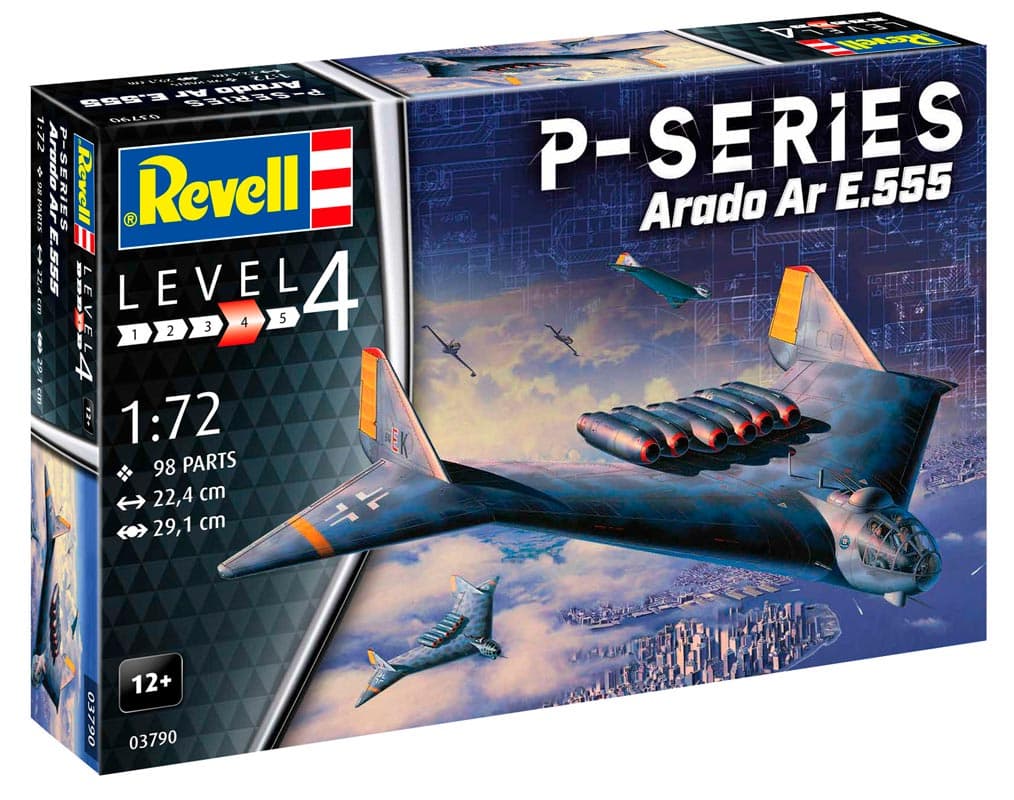 Revell P-Series Arado AR E.555 1:72 modelfly