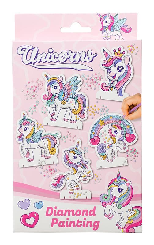 Unicorn diamond painting  kreativt sæt