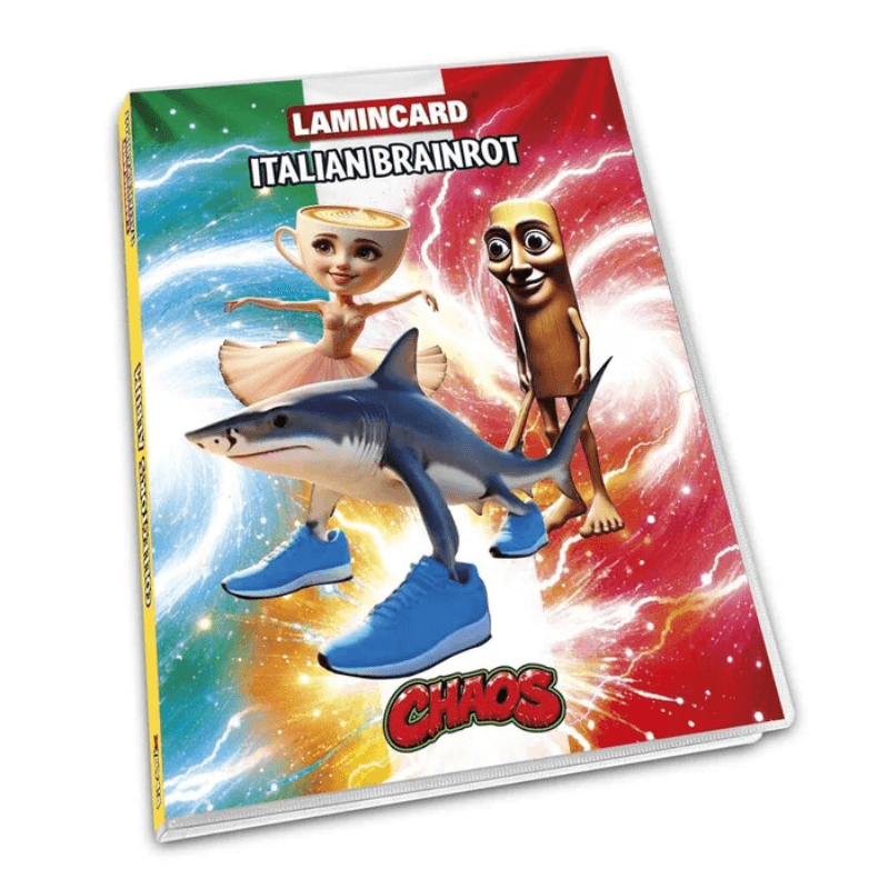 Samlekort mappe Italian Brainrot + booster pakke wave 3