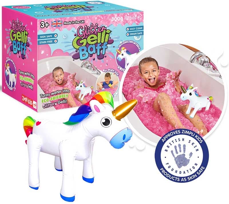 Zimpli Kids Gelli Baff med oppustelig enhjørning
