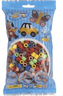 Hama maxi perler 500stk mix 69