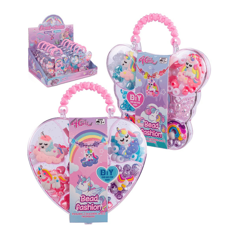 4Girlz Bead Fashion  DIY smykkesæt med enhjørning