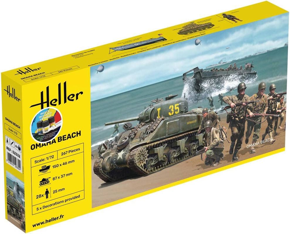 Heller Omaha Beach start kit - 1:72
