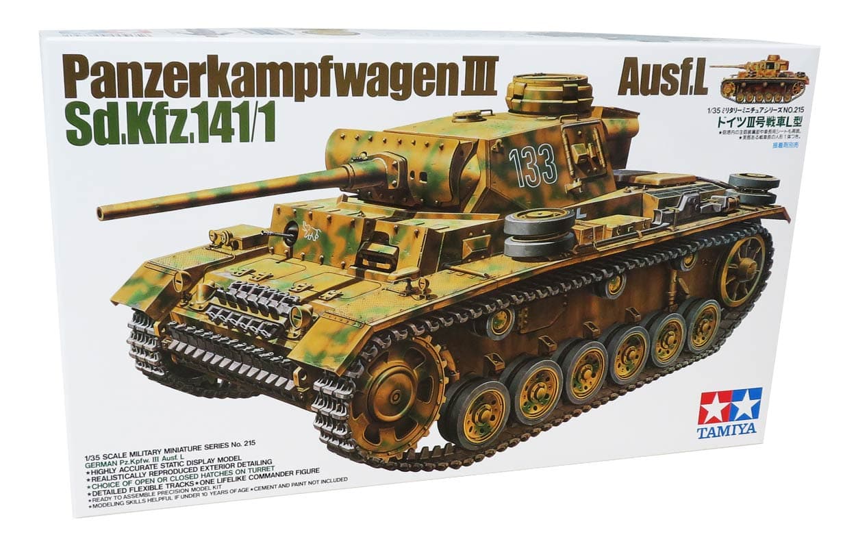 Tamiya German Panzer III Ausf.L - Modelkampvogn
