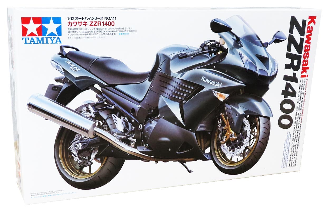 Tamiya Kawasaki ZZR1 1400 - Model motorcykel