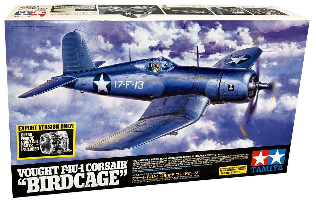 Tamiya WWII Vought F4U-4 Corsair "Birdcage" modelfly