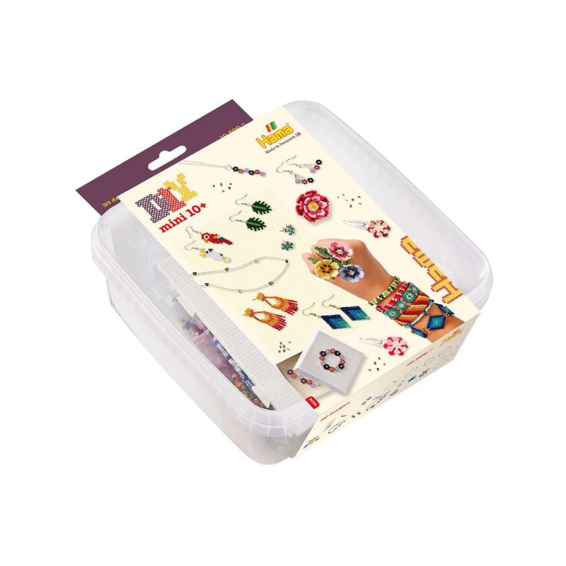 HAMA Mini perler og stiftplader i bøtte - Smykker