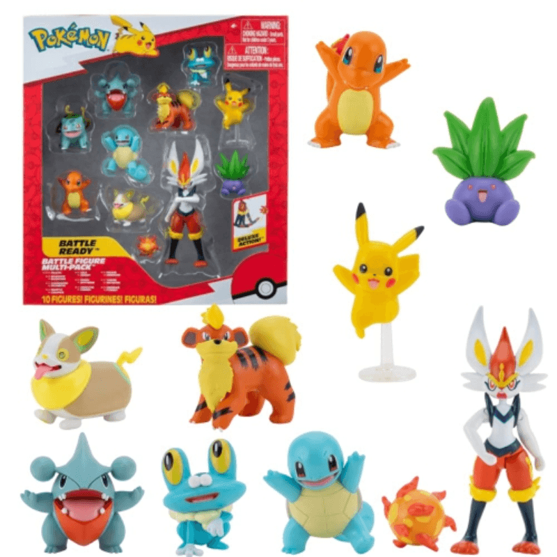 Pokémon Battle Ready figur sæt 10 figurer