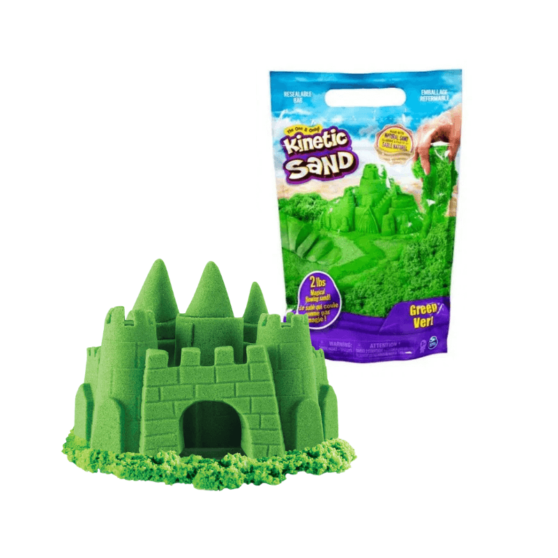 Kinetic Sand Grøn Farvepose 900 g
