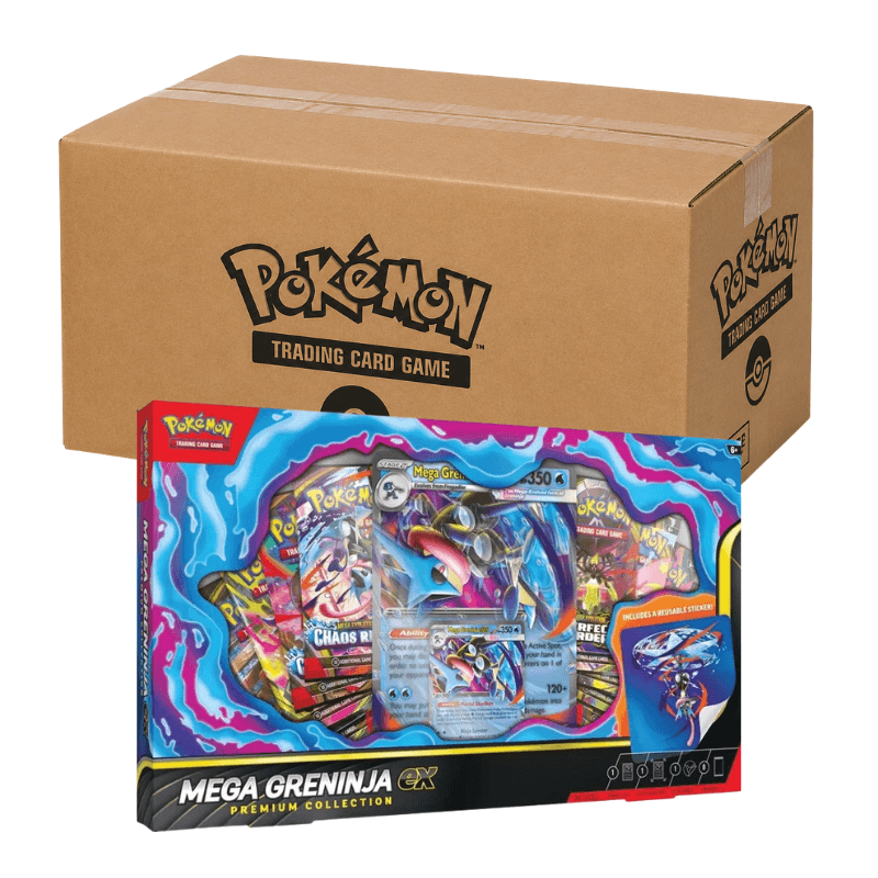 Pokémon Mega Greninja ex Premium Collection Sealed Case - 6 stk.