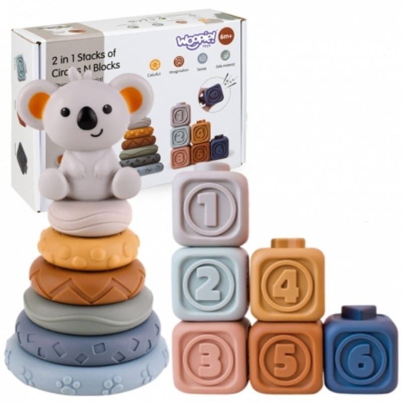 Woopie Baby Sanseklodser 3-i-1  Koala-sæt (fra 6 måneder)