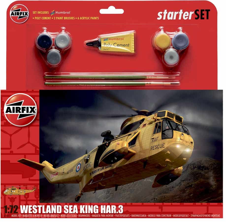 Airfix Westland sea king 1:72 komplet sæt