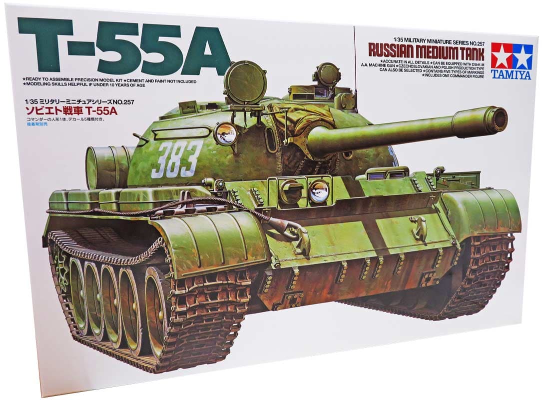 Tamiya Russisk T-55A kampvogn
