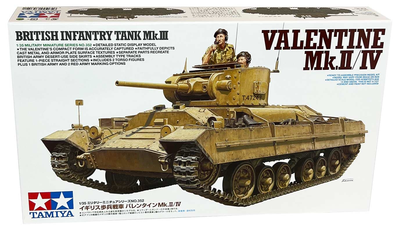 Tamiya British Infantry Tank Mk.III modelkampvogn
