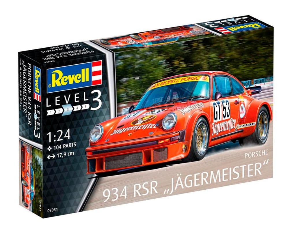 Revell Porsche 934 RSR "Jägermeister" modelbil
