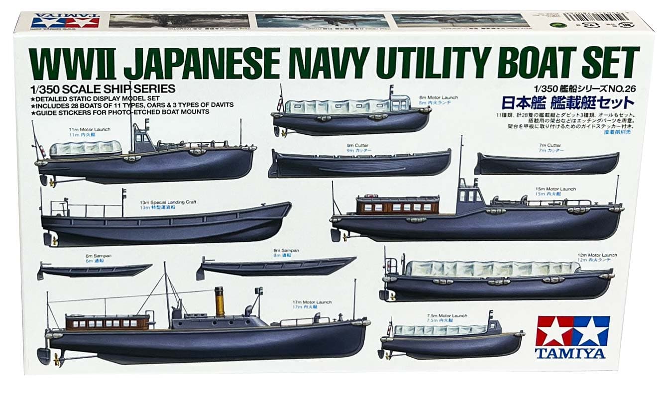 Tamiya WWII Japanese Navy Utility Boat - modelskibe