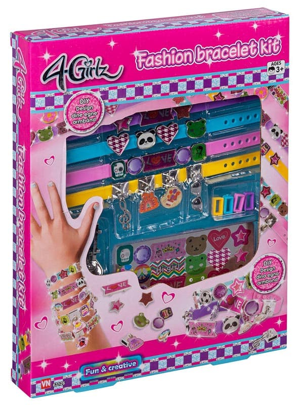 4-Girlz armbånd med smykker