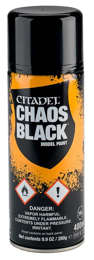 Citadel Chaos Black Spraymaling 400 ml