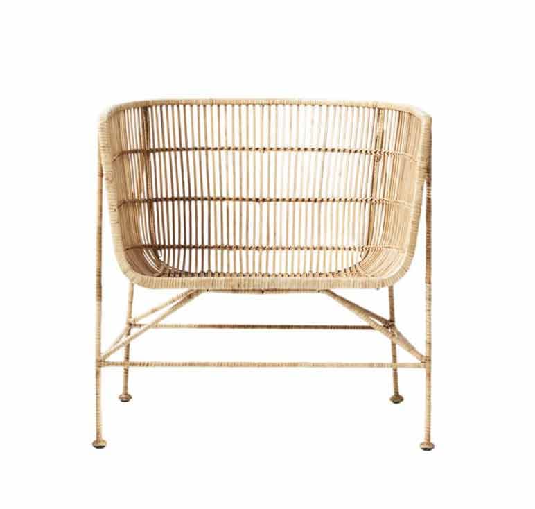 HOUSE DOCTOR CUUN STOL M / ARMLÆN RATTAN NATUR - 70