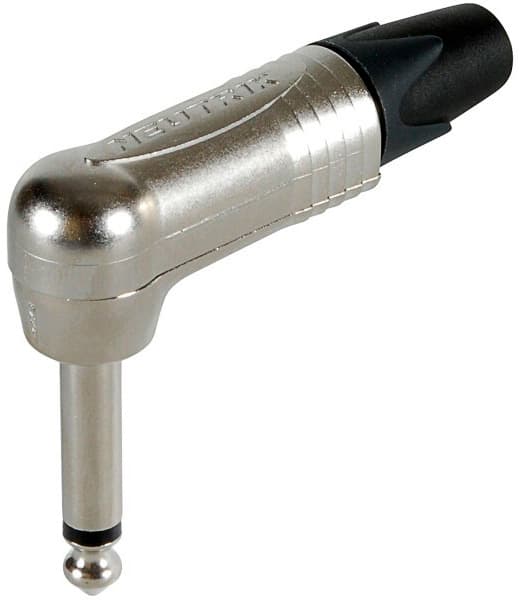 Neutrik NP2RX Jack 6,3mm Mono Vinkel Kabel-stik - blank