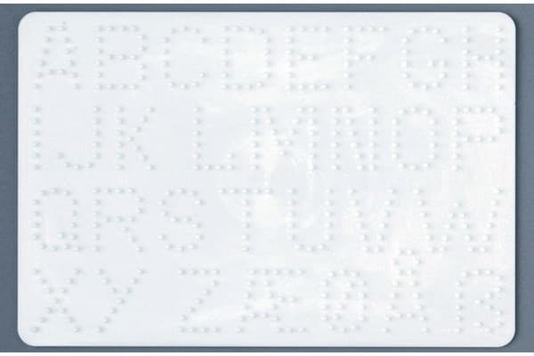 Hama stiftplade bogstaver